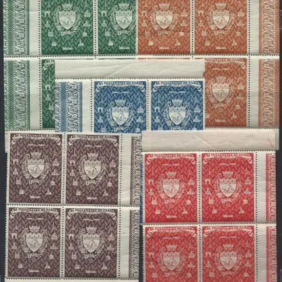 France 1950 Paris Bi Millenairs poster stamps in ...