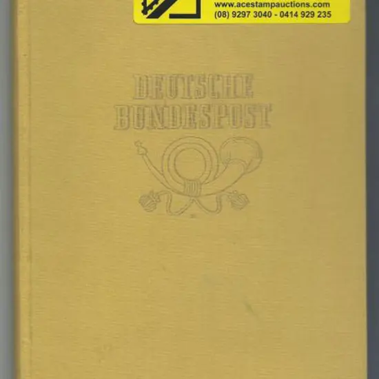 Germany 1965 presentation stockbook given to ...