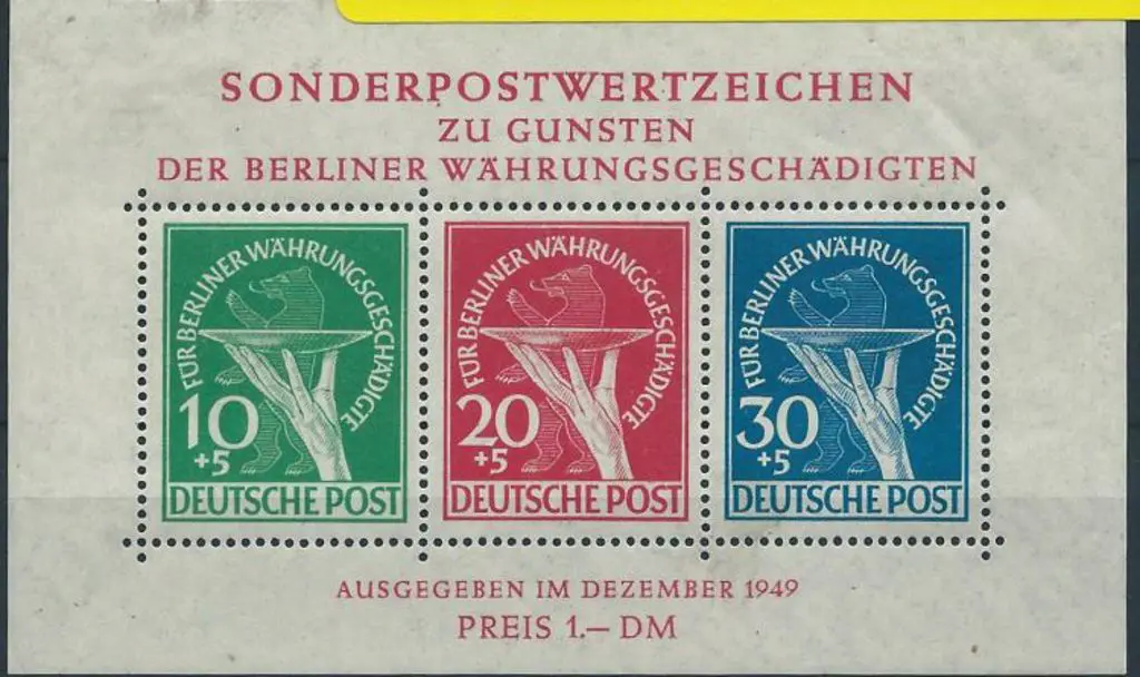 Germany-Berlin 1949 Relief Fund M/S. MLH with ... Image 1++