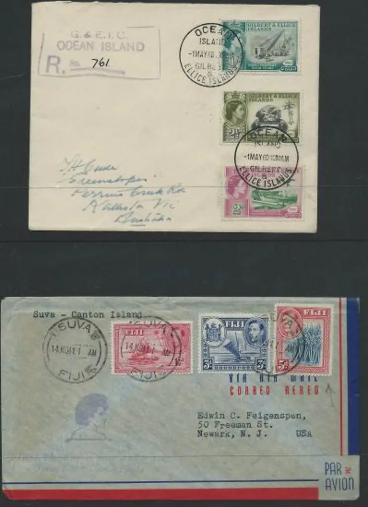 Gilbert & Ellice Island 1960 (1st May) Reg cover ... Image 1++