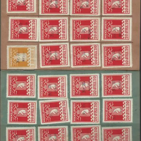 Greenland 1938 Postal Savings Book with 23 x 20o ...
