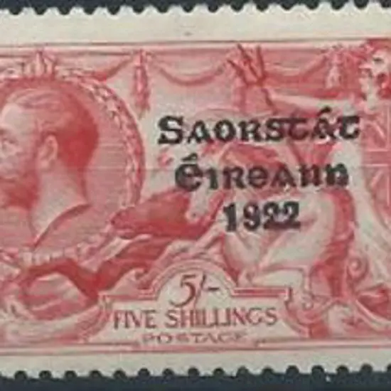 Ireland 1925/28 2/6d, 5/- & 10/- Seahorses with ...