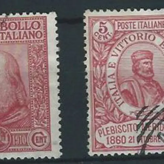 Italy 1910 Plebiscite issues used with Naples & ...