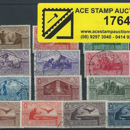 Italy 1930 Virgil set of 13. Fine used, the high ...