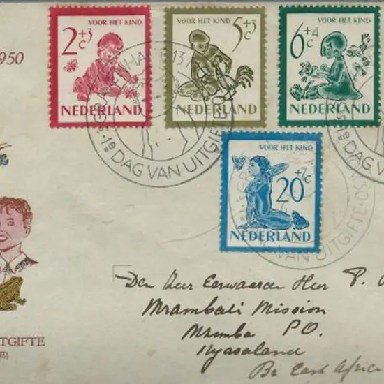 Netherlands 1950 Child Welfare set on official ...