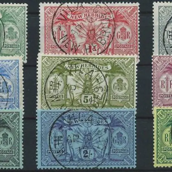 New Hebrides 1911 complete Weapons & Idols set of ...