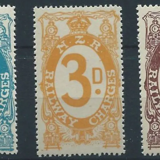 New Zealand 1925 NZR Railway Charges with 2d ...