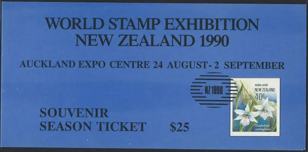 New Zealand 1990 $25 World Stamp Exhibition ... Image 1++