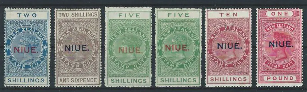 New Zealand-Niue 1918/29 5/-, 10/- & £1 Postal ... Image 1++