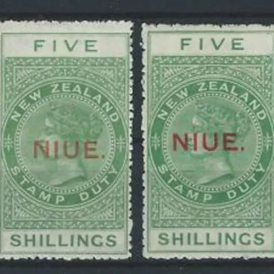 New Zealand-Niue 1918/29 5/-, 10/- & £1 Postal ...