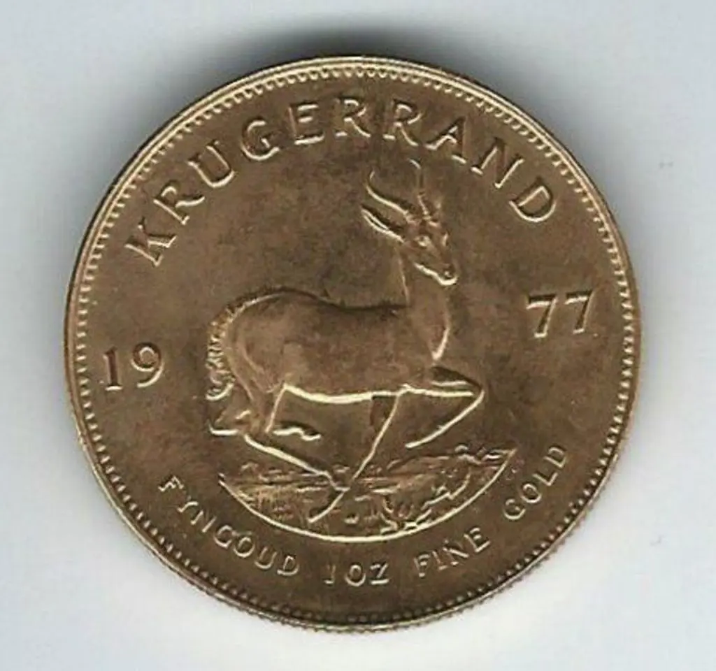 South Africa 1977 Krugerrand 1oz gold coin. ... Image 1++