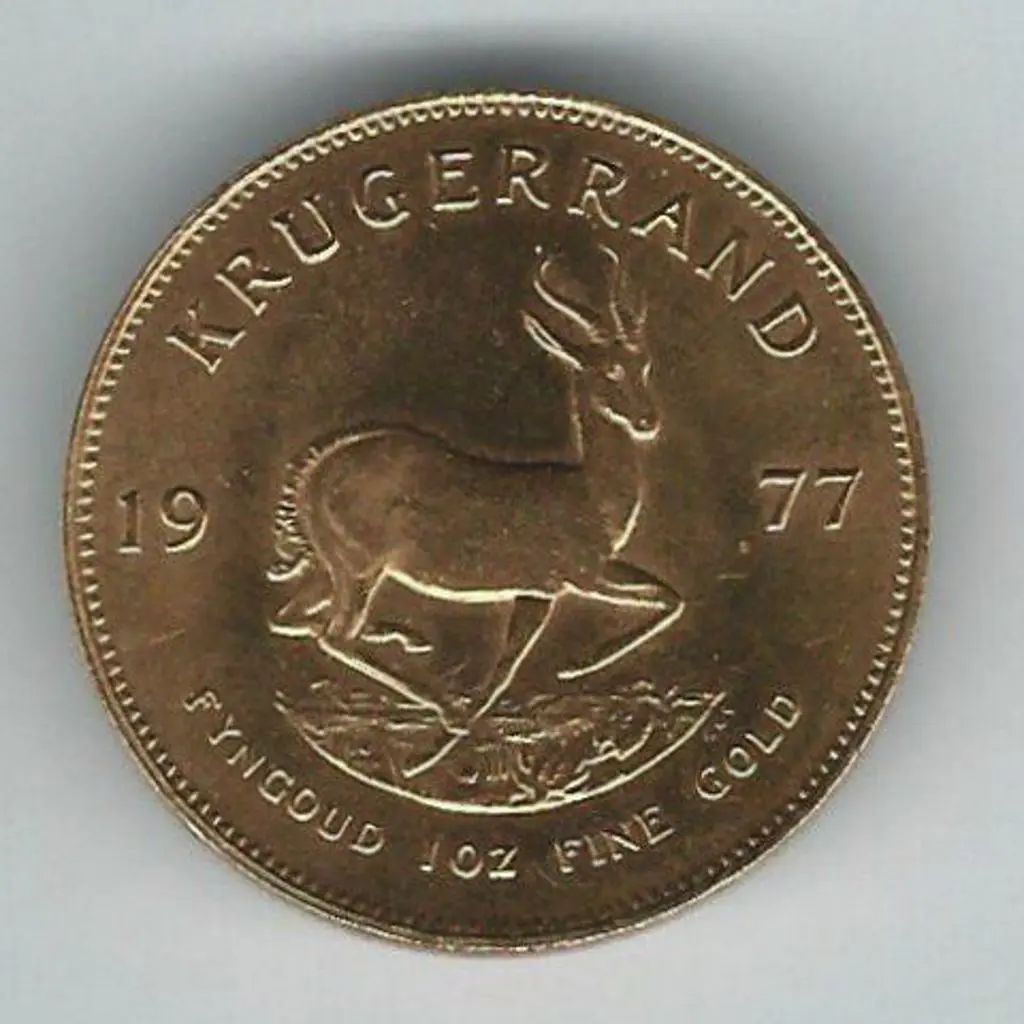 South Africa 1977 Krugerrand 1oz gold coin. ... Image 1++