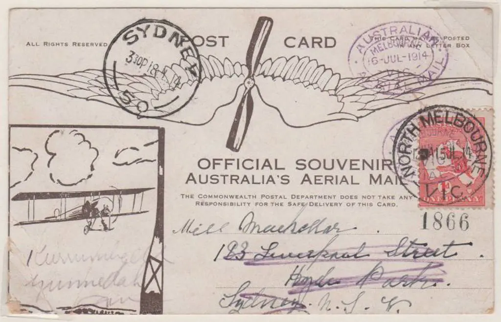1914 (July) ditto with 1d kangaroo tied by "North ... Image 1++