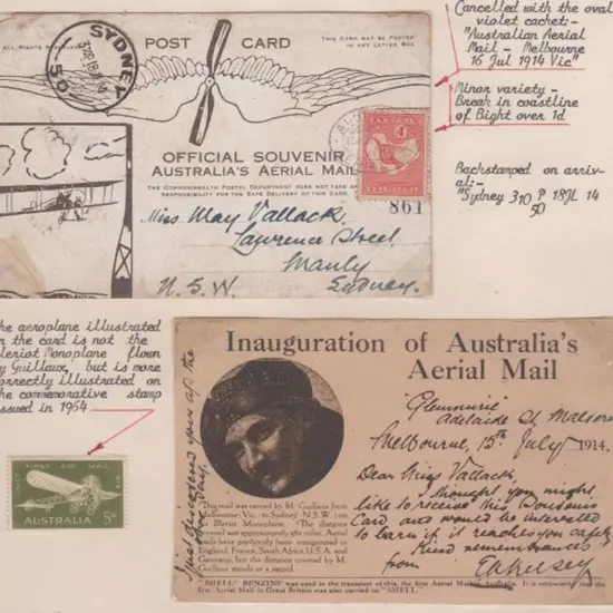 1914 (July) ditto with 1d kangaroo tied by ...