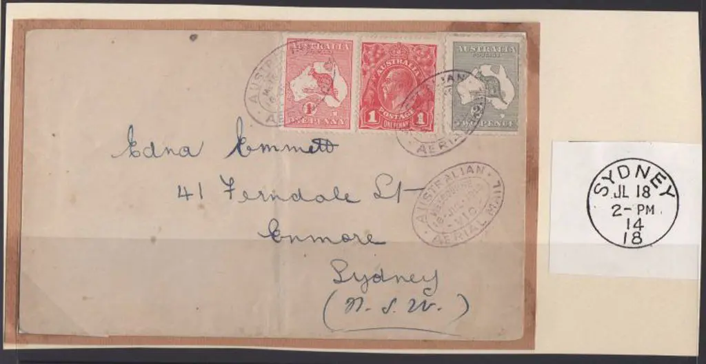 1914 (July) A forged cover, purported to have been ... Image 1++