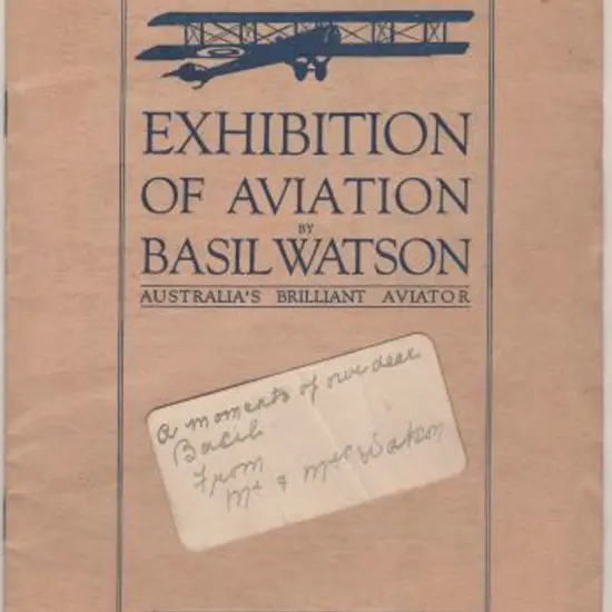 1917 (27th Jan) Basil Watson "Exhibition of ...