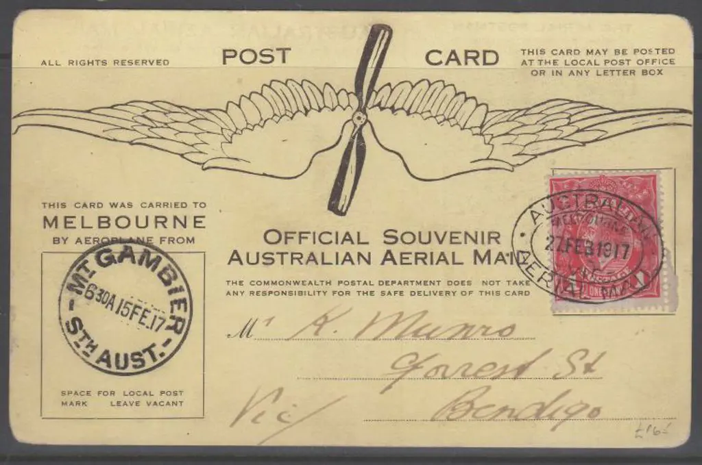 1917 (15th-27th Feb) Mt Gambier to Melbourne ... Image 1++