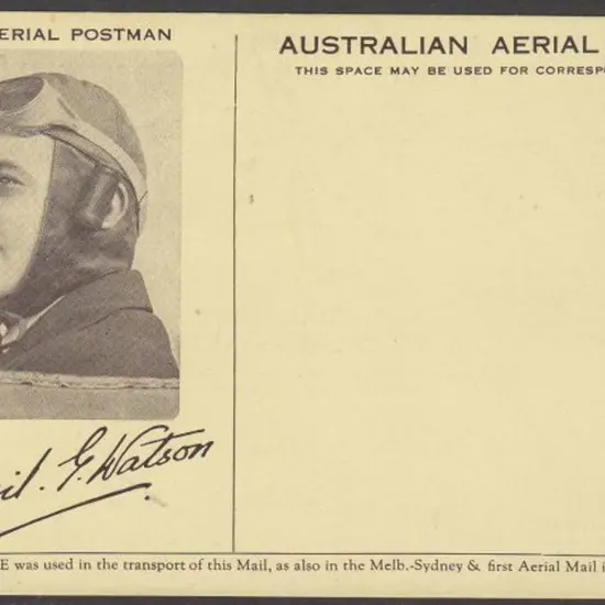 1917 (15th-27th Feb) Basil Watson commem postcard ...