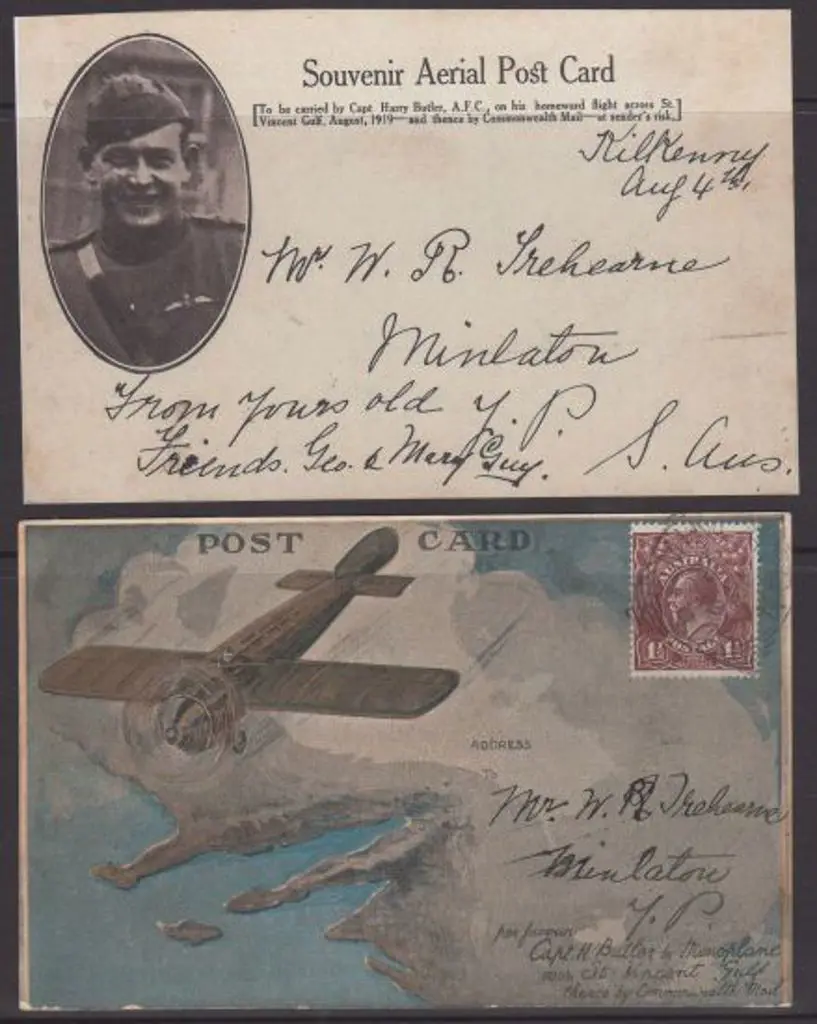 1919 (6th Aug) ditto but without printed message & ... Image 1++