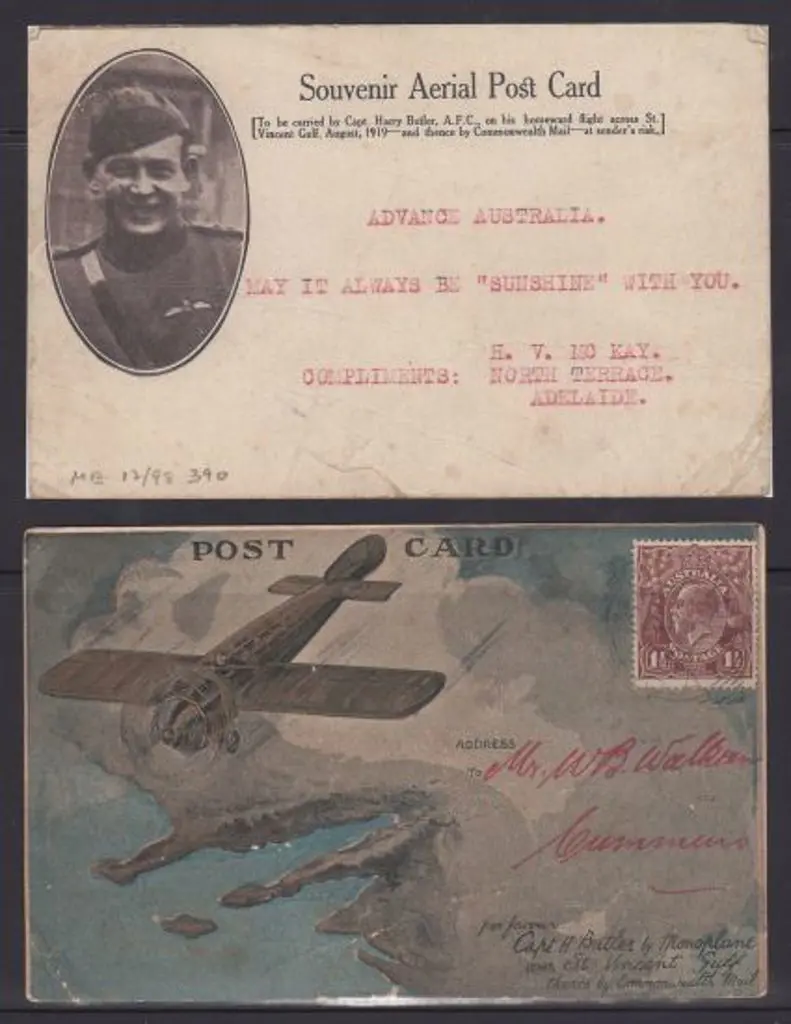 1919 (6th Aug) ditto but with red typed message ... Image 1++