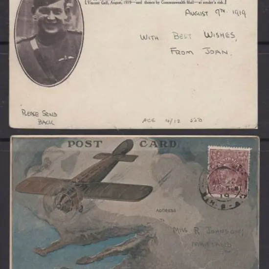 1919 (11th Aug) ditto but Adelaide cds without ...