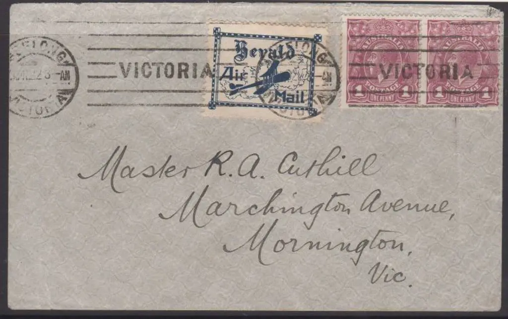 1922 (17th April) Geelong to Melbourne "Herald & ... Image 1++