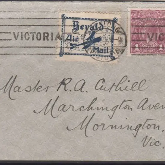 1922 (17th April) Geelong to Melbourne "Herald & ...