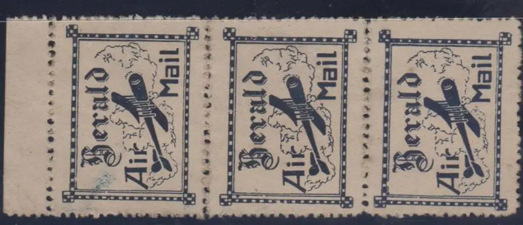 1922 (17th April) Herald & Weekly Times blue ... Image 1++