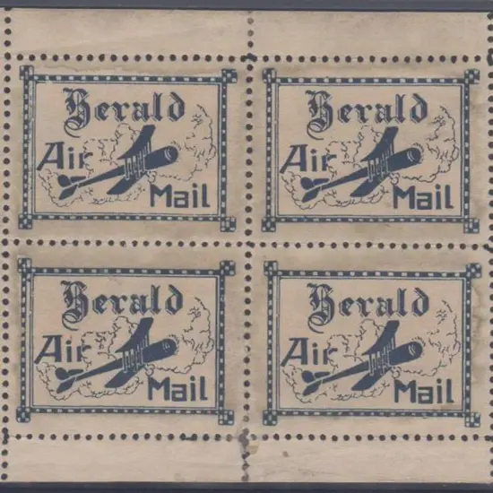 1922 (17th April) ditto but in a block of 4 with ...