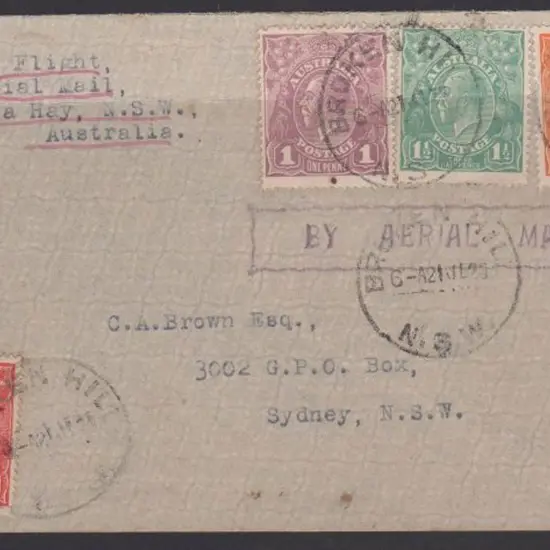 1925 (21st July) Broken Hill to Sydney Australian ...