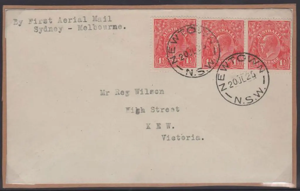 1925 (22nd July) Sydney to Melbourne via ... Image 1++