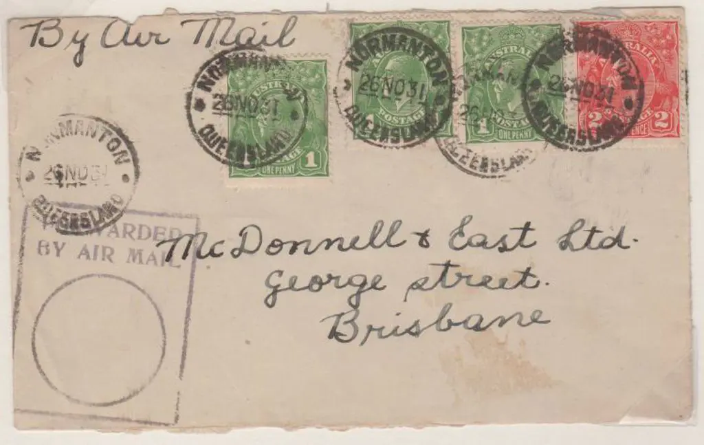 1931 (26th Nov) Normanton to Brisbane commercially ... Image 1++