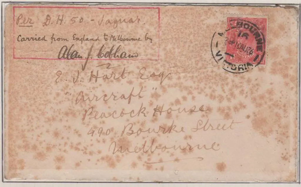1926 (30th June) England to Australia from London ... Image 1++