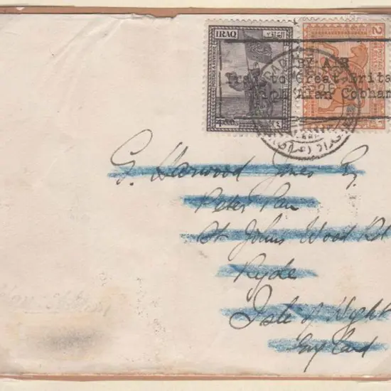 1926 (30th June) Baghdad to London Cobham ...