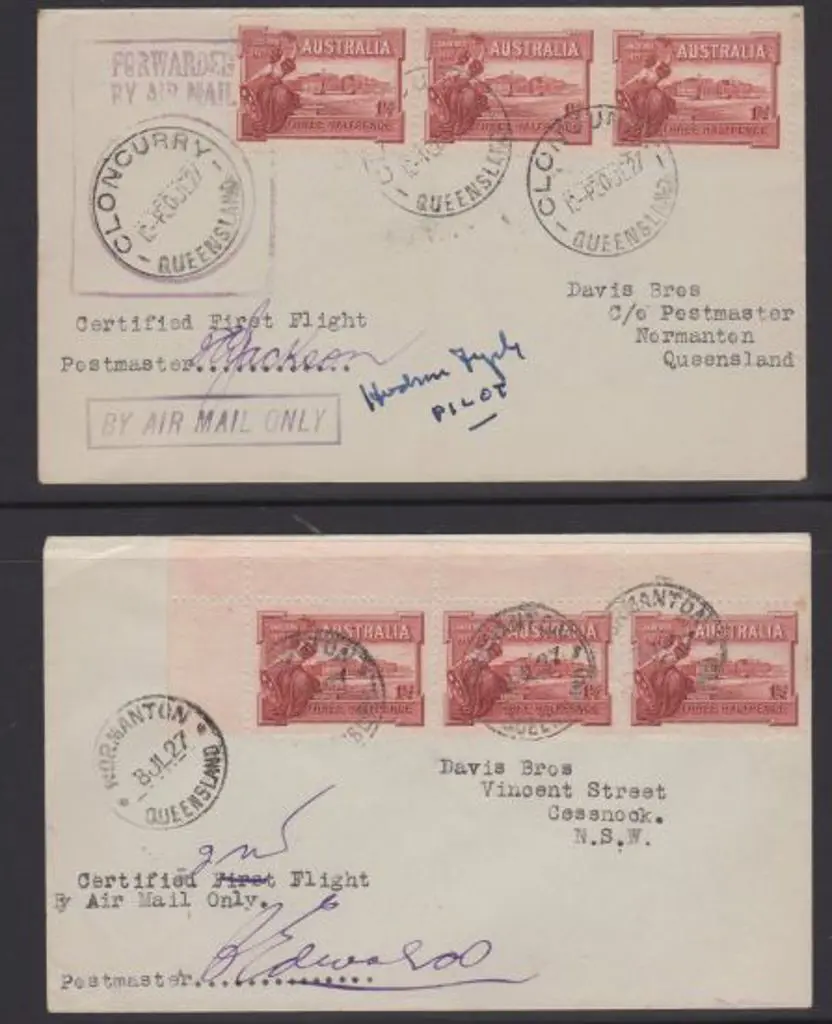 1927 (1st July) Cloncurry to Normanton & return ... Image 1++