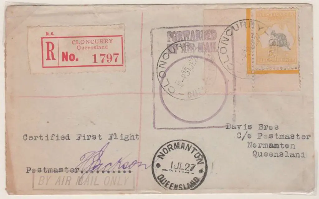 1927 (1st July) ditto. Also Registered but with ... Image 1++