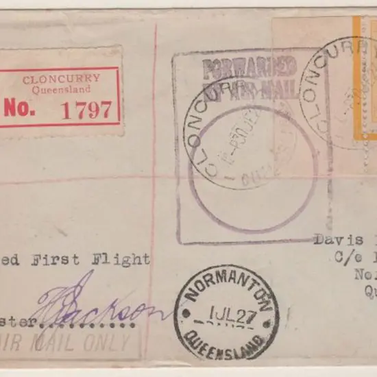 1927 (1st July) ditto. Also Registered but with ...