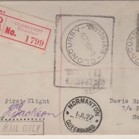 1927 (1st July) ditto & also Registered bit with ...