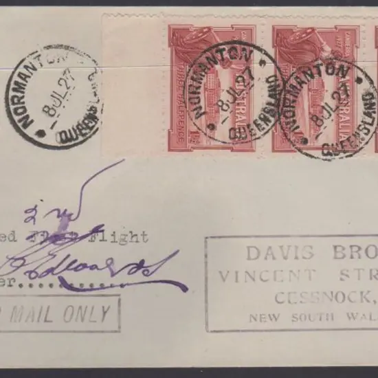 1927 (1st July) ditto. Exc cond. Ex. Leski. AAMC ...
