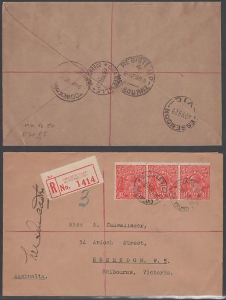 1927 (14th Oct) Darwin to Charleville Australian ... Image 1++
