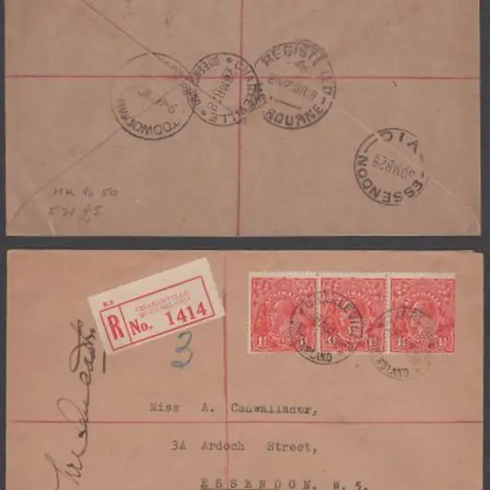 1927 (14th Oct) Darwin to Charleville Australian ...