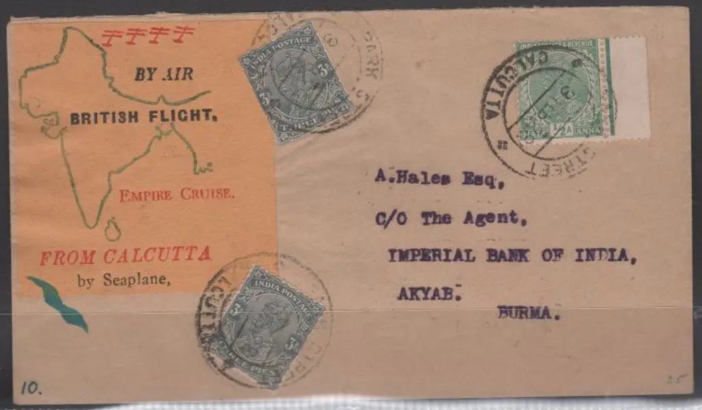 1928 (8th Feb) Calcutta to Akyab similar to above ... Image 1++