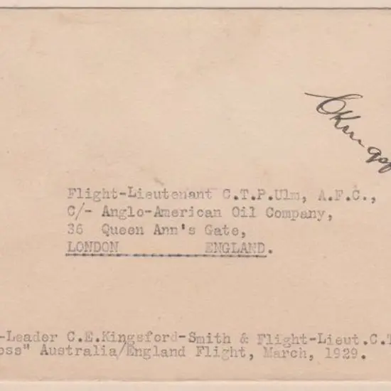 1929 (18th Mar) Richmond, NSW to London cover from ...