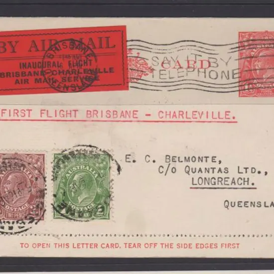 1929 (17th April) ditto but a 1½d KGV Lettercard ...