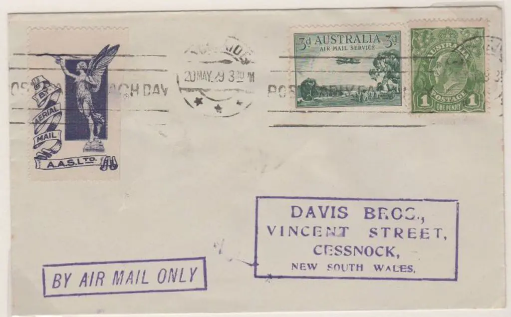 1929 (20th May) Adelaide to Cessnock on Davis ... Image 1++