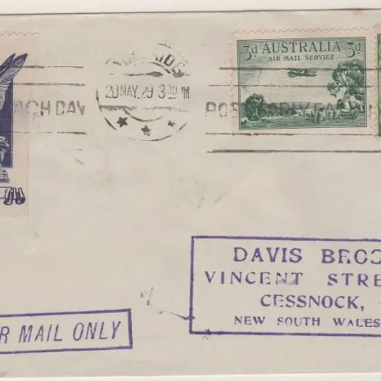 1929 (20th May) Adelaide to Cessnock on Davis ...