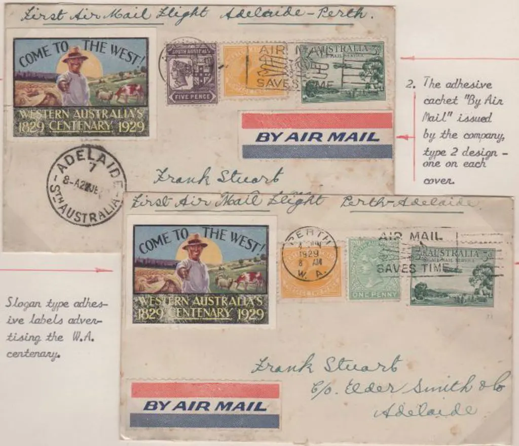 1929 (2nd June) ditto but 2 covers for both ... Image 1++