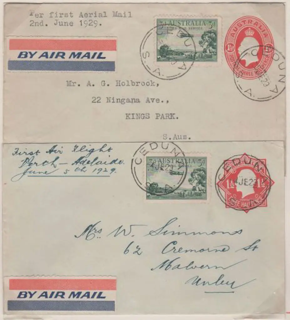 1929 (2nd June) Ceduna to Adelaide intermediate ... Image 1++