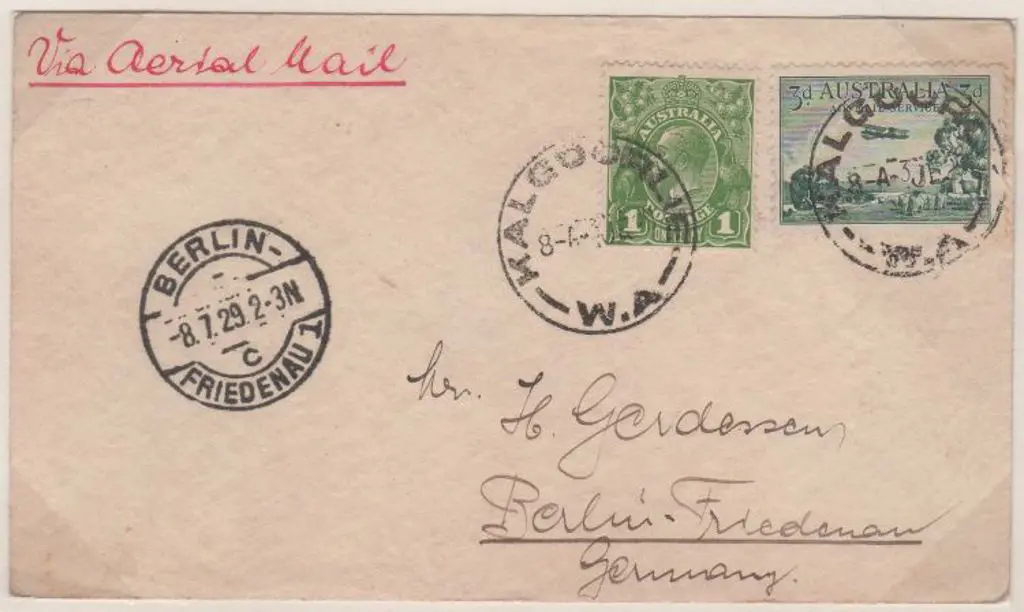 1929 (2nd June) Kalgoorlie to Perth intermediate ... Image 1++
