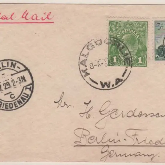 1929 (2nd June) Kalgoorlie to Perth intermediate ...
